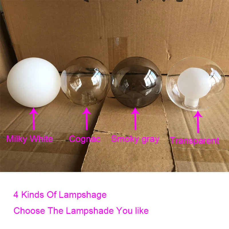 Nordic Modern Pendant Light – 11 Glass Ball Heads & Gold Finish for Dining or Living Room