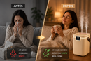 Umidificador Ultrassônico- Alivia sintomas de rinite e alergias respiratórias