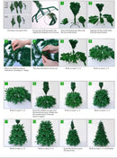 Árvore de Natal artificial – Abeto verde ou branco com suporte metálico (disponível de 120 cm a 240 cm)