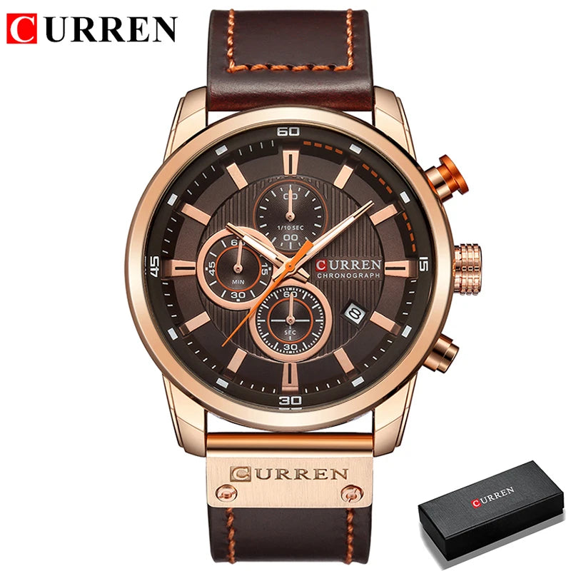Curren Military Men's Watch – Sporty Style with Useful Features
