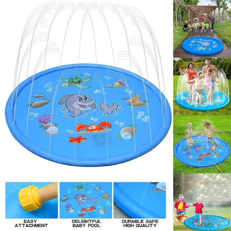 Kids Splash Water Mat – Outdoor Summer Fun for Toddlers and Children