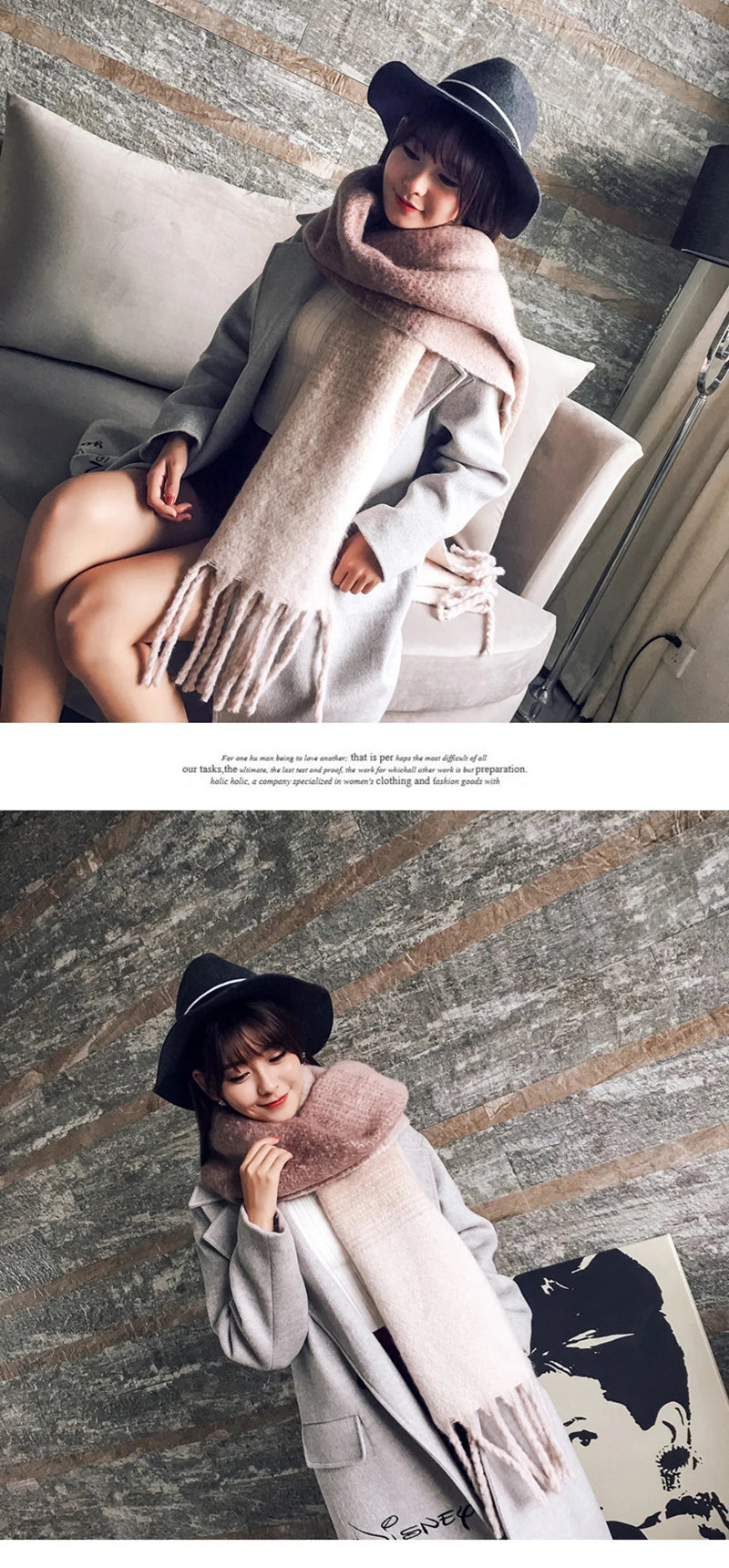 Luxury Brand Cashmere Women Plaid Scarf Winter Warm Shawl Wrap Pashmina Long Tassel Female Foulard Thick Blanket Scarves Pareo