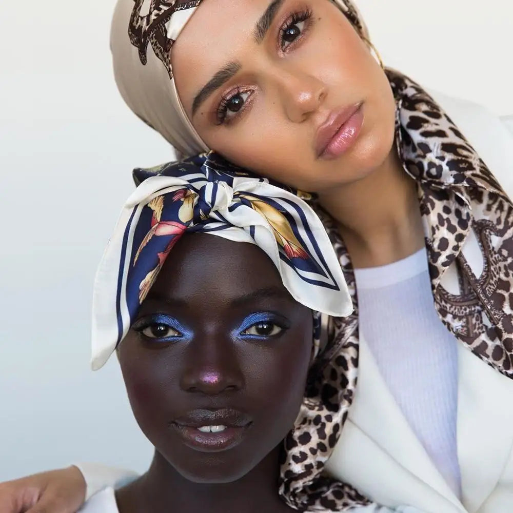 Luxury Square Satin Scarf – Effortless Elegance for Every Season