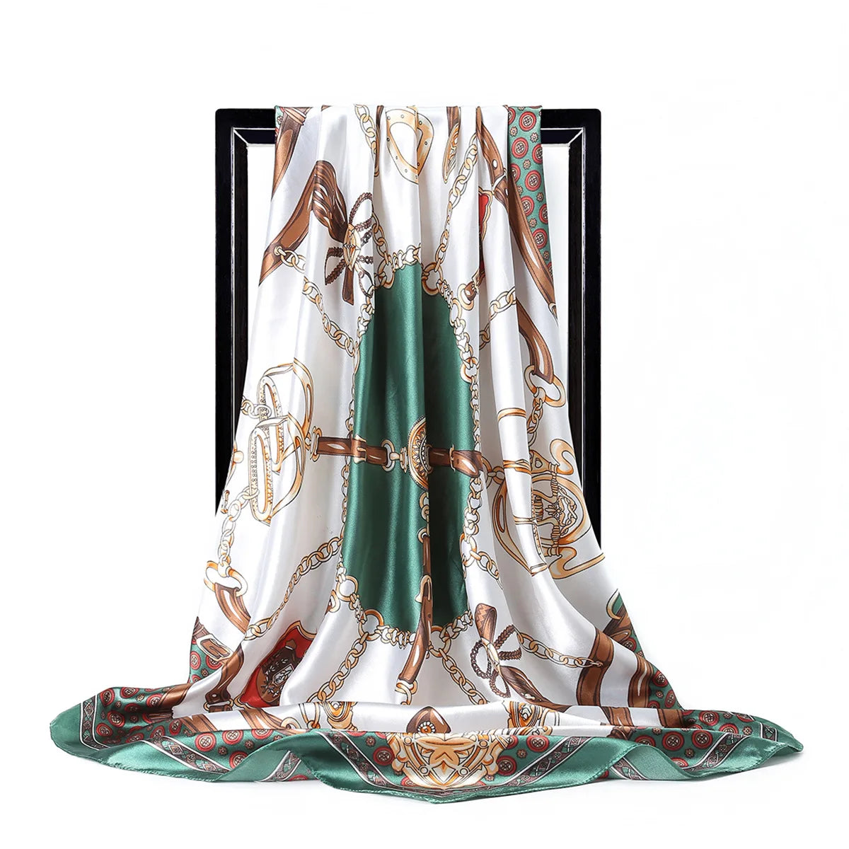 Luxury Square Satin Scarf – Effortless Elegance for Every Season