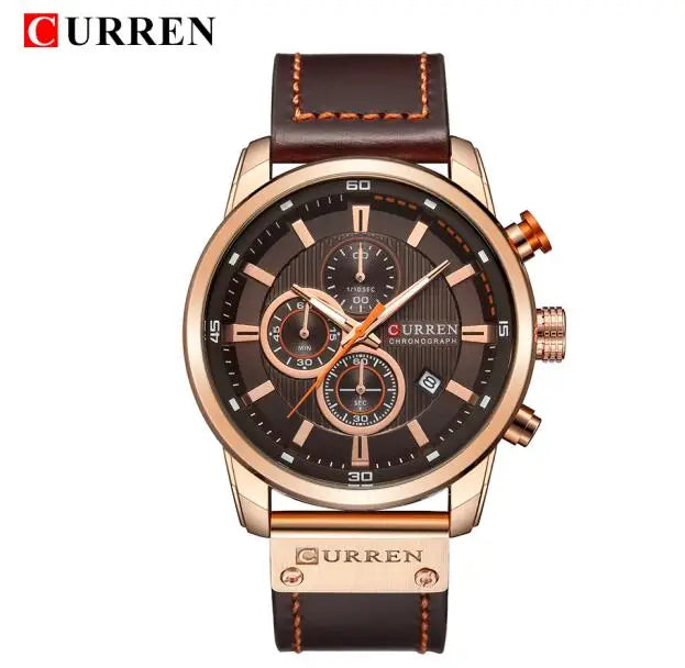 Curren Military Men's Watch – Sporty Style with Useful Features