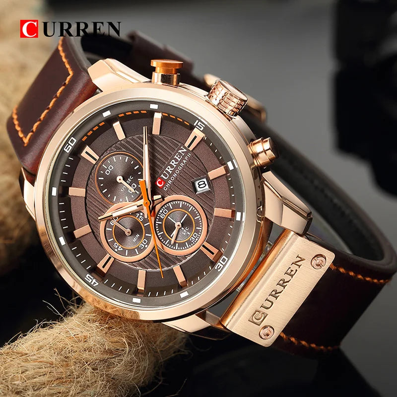 Curren Military Men's Watch – Sporty Style with Useful Features