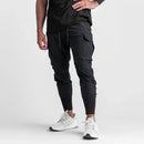Calça desportiva camuflada para homem – leve, elástica e de secagem rápida.