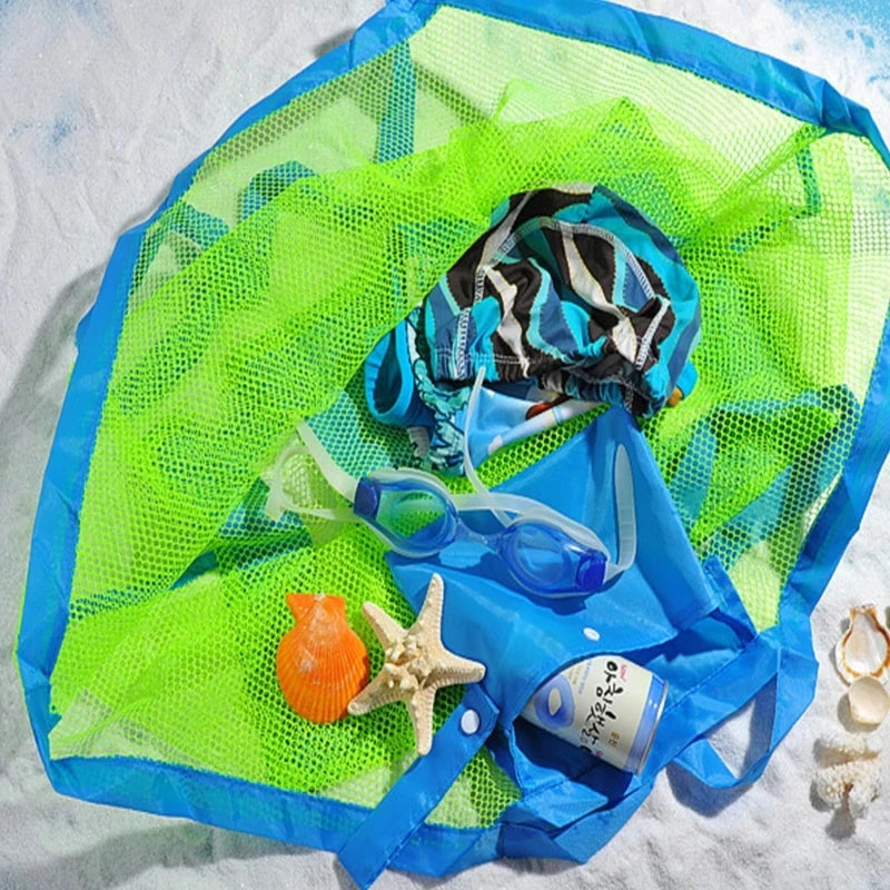 Sand Away” Mesh Beach Bag – Versatile Organizer for Bath Toys