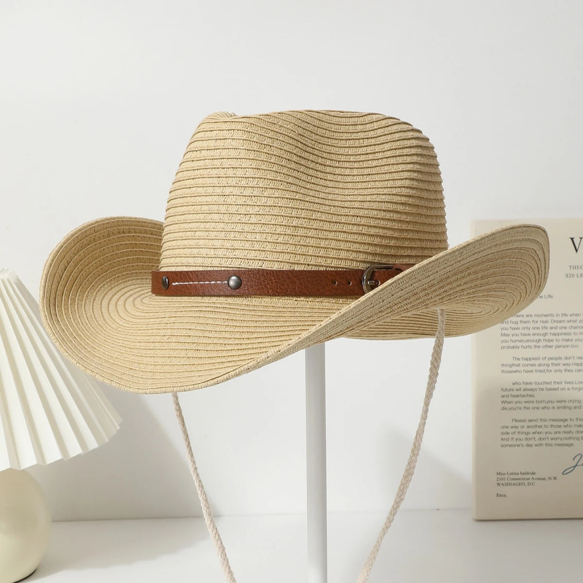Unisex Western Style Wide-Brim Hat – All-Season Protection & Timeless Look