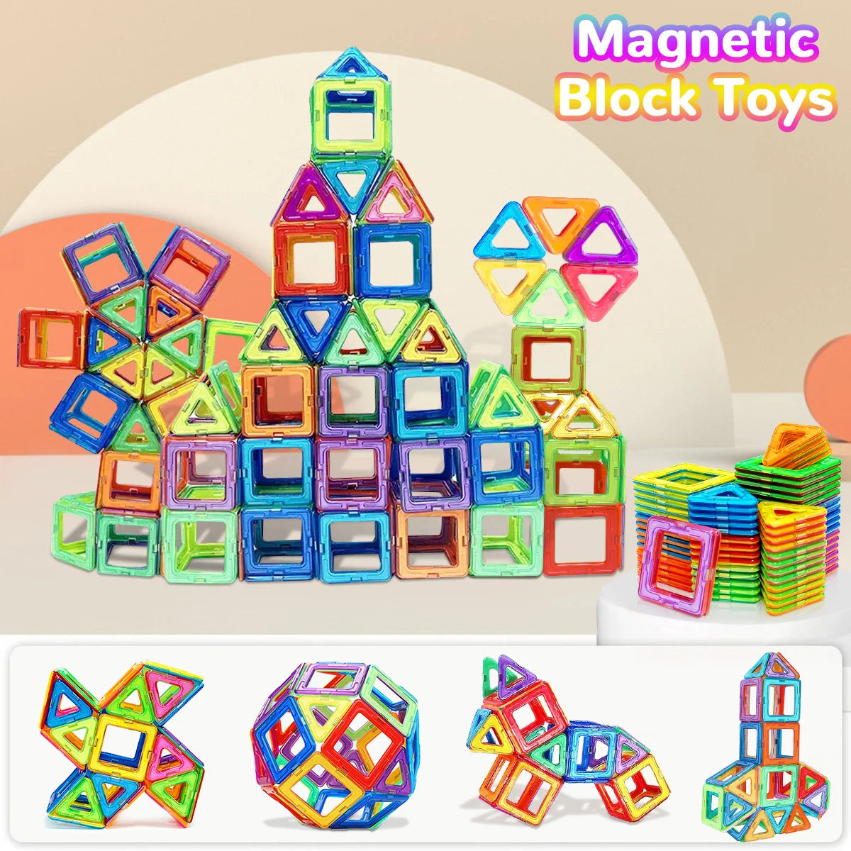 Magnetic Building Blocks – Medium STEM Construction & Learning Toy