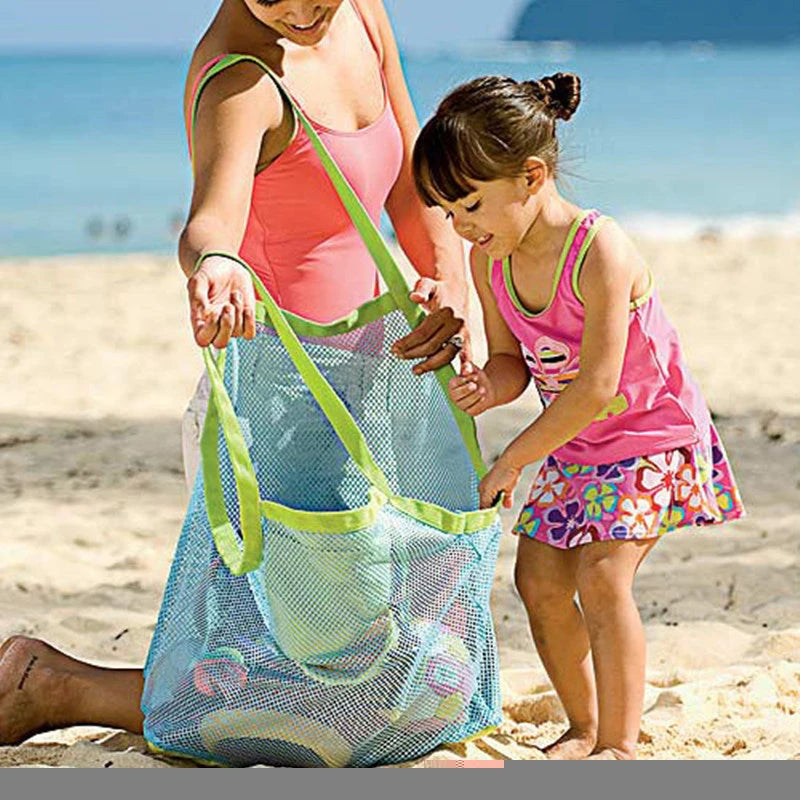 Sand Away” Mesh Beach Bag – Versatile Organizer for Bath Toys