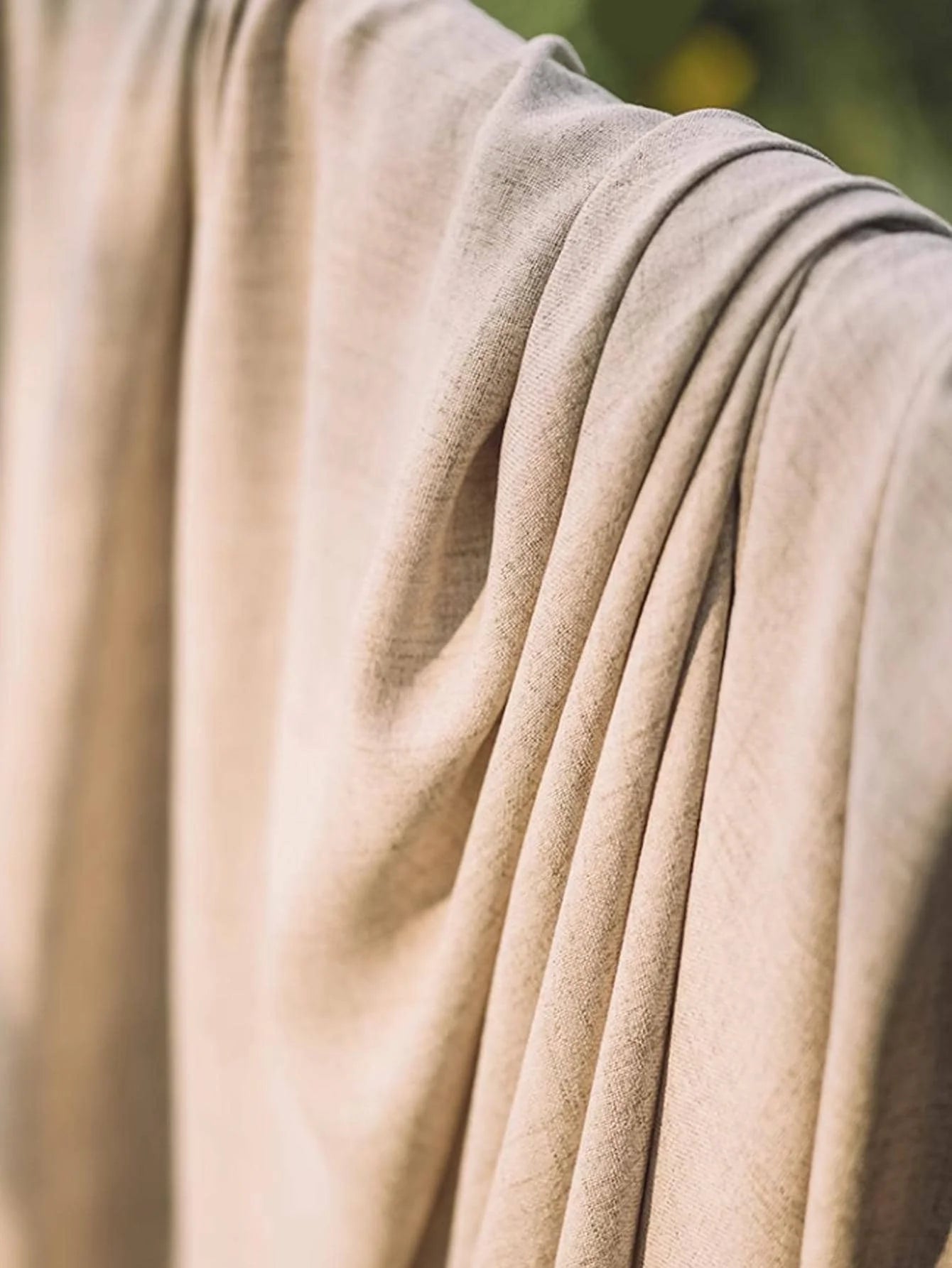 Japanese Style Cotton & Linen Curtain – Simple, Natural & Cozy