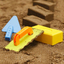 Conjunto de 3 peças de moldes para tijolos de areia e neve – Brinquedo para construir castelos ao ar livre para crianças, ideal para praia ou diversão no inverno.