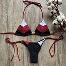 2023 Sexy Bikini Multicolor Swimsuit Women Swimwear Push Up Ribbed Bikini Set Brazilian Bathing Suit Beach Wear Bather Biquini