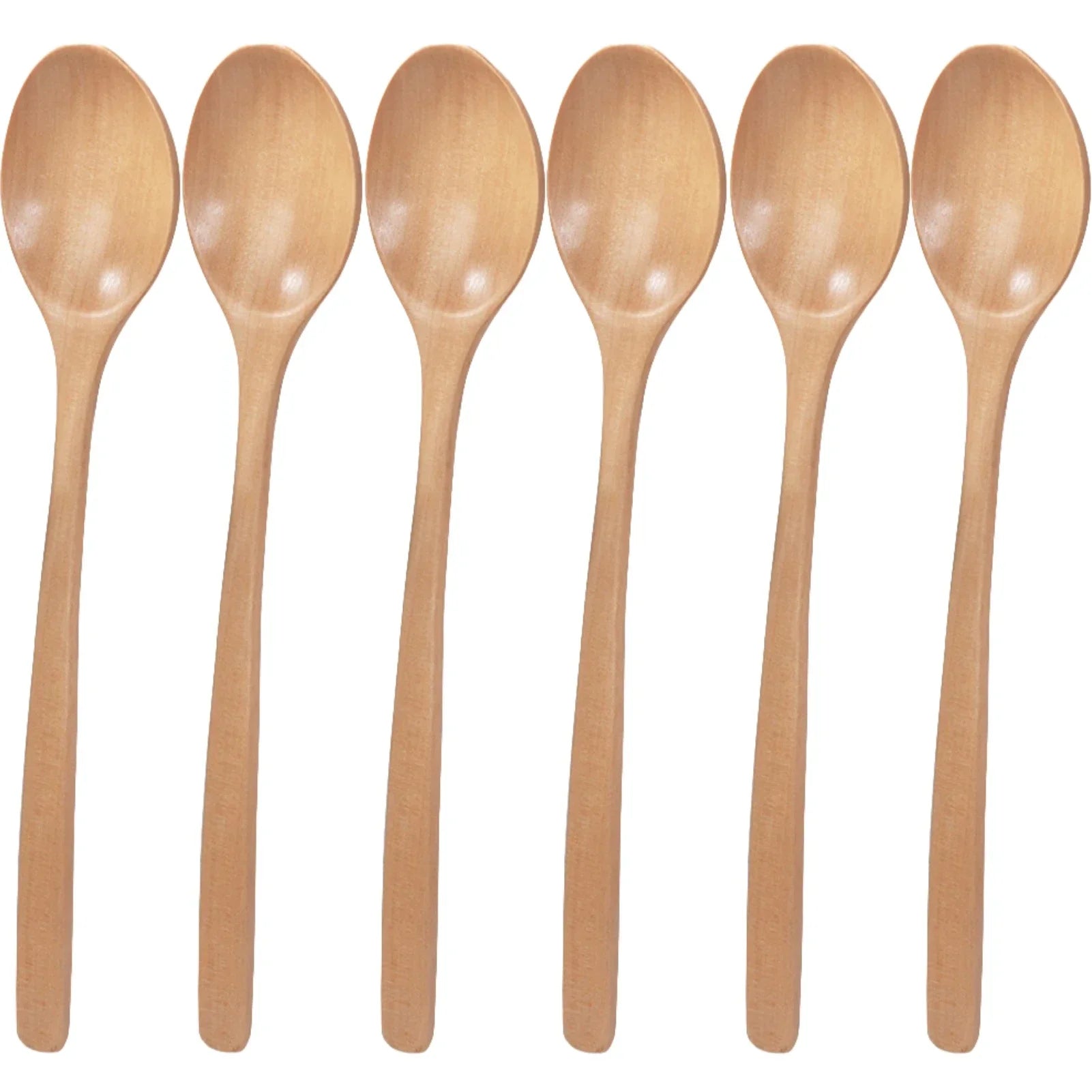 6-Piece Wooden Spoon Set – Korean Style