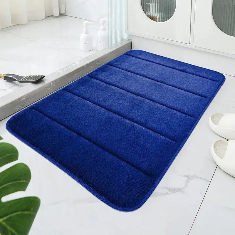 Coral Velvet Bathroom Mat – Soft, Non-Slip & Quick-Dry Comfort!
