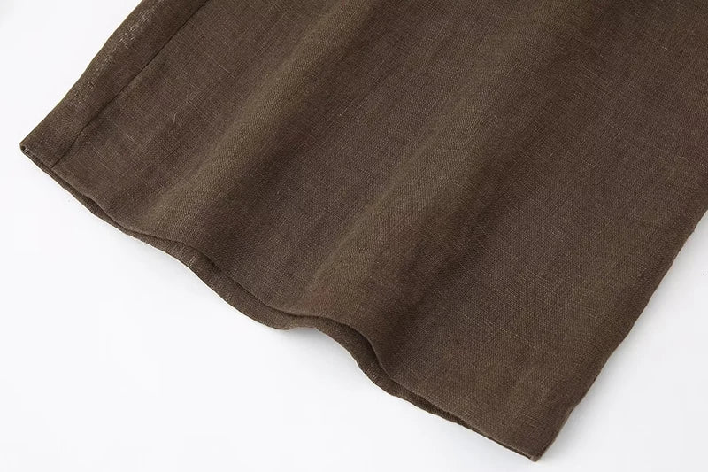 Wide Leg Pants Sets 2 Pieces Women Fashion Lace Up Kimono Tops Women's Suit Two Piece Set Spring Women Outfit