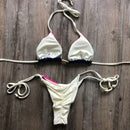 2023 Sexy Bikini Multicolor Swimsuit Women Swimwear Push Up Ribbed Bikini Set Brazilian Bathing Suit Beach Wear Bather Biquini