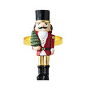 Anéis de guardanapo de Natal com estampado de Quebra-Nozes e Homem-Biscoito!