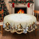 Toalha de mesa de Natal com cena da Natividade