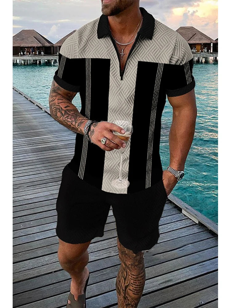 Men’s Summer Polo Set – Casual Comfort with a Modern Touch