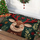 Tapete de Natal "Feliz Natal" Antiderrapante para Casa e Exterior