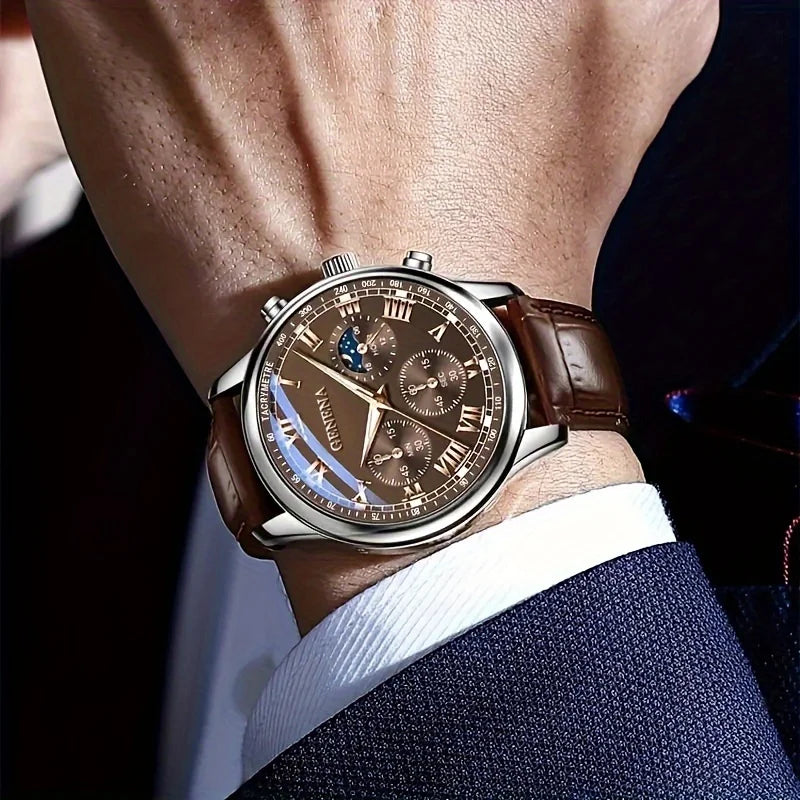 Men’s Elegant Quartz Watch – Affordable Style & Everyday Durability