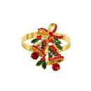 Anéis de guardanapo de Natal com estampado de Quebra-Nozes e Homem-Biscoito!