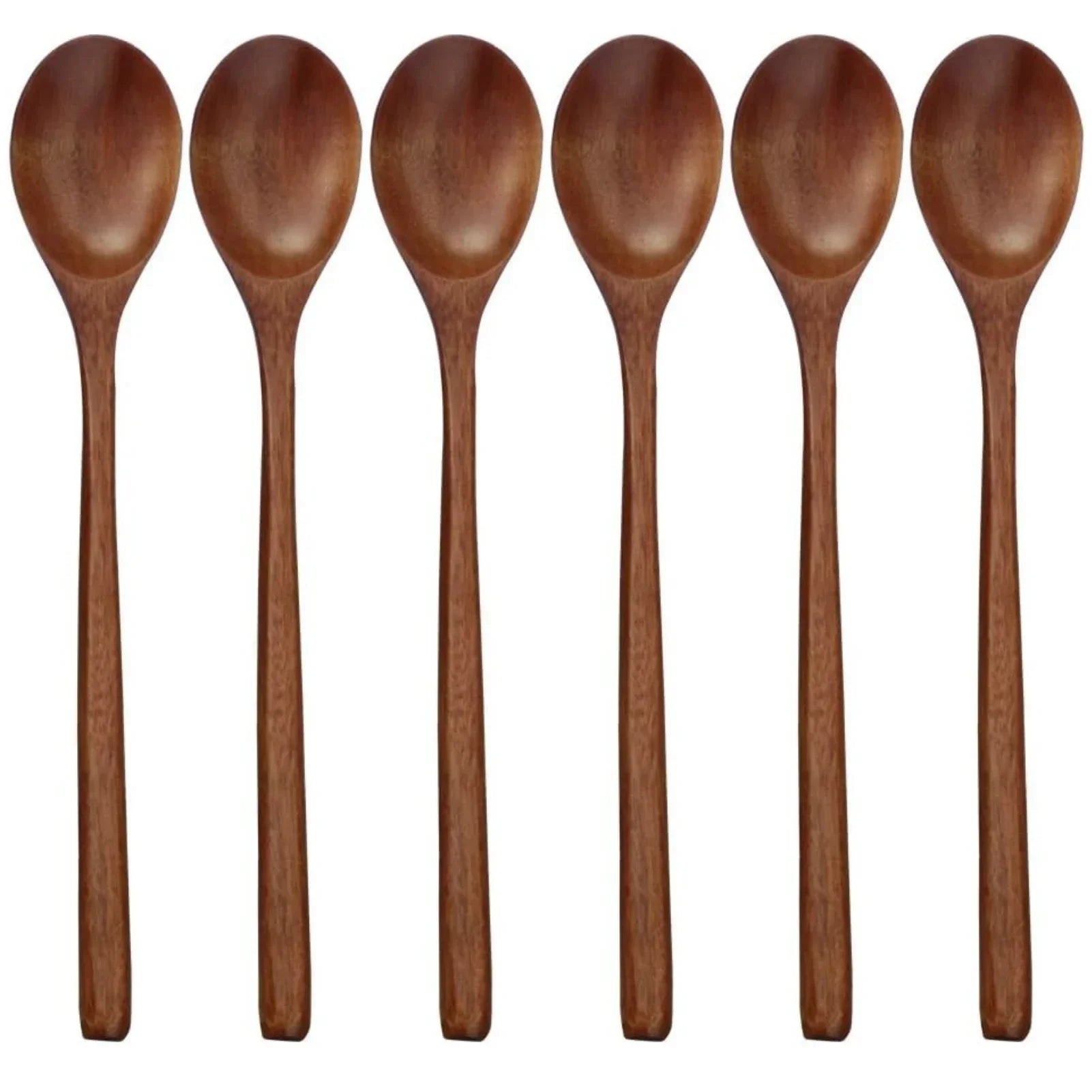 6-Piece Wooden Spoon Set – Korean Style