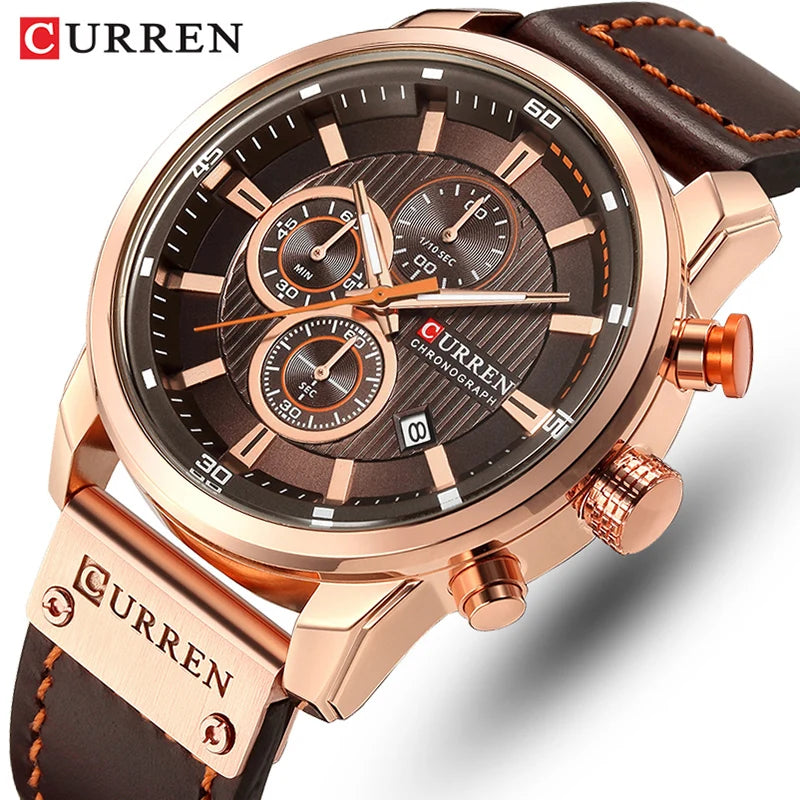 Curren Military Men's Watch – Sporty Style with Useful Features