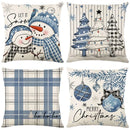 Capa de almofada de Natal de 45 cm para decoração festiva de casa.