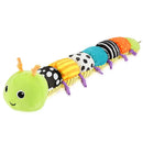 Lagarta Sensorial Musical – Brinquedo de Peluche Macio para o Desenvolvimento do Bebé