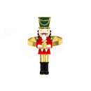 Anéis de guardanapo de Natal com estampado de Quebra-Nozes e Homem-Biscoito!