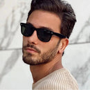 Óculos de Sol Polarizados Quadrados Clássicos – Estilo Retro para Homem e Mulher | Proteção UV400 Antirreflexo