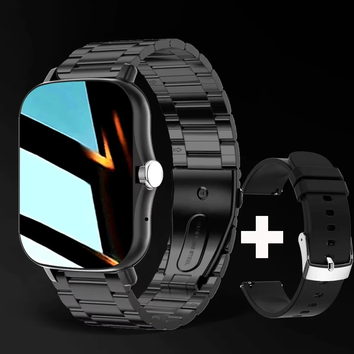 Smartwatch – Full Touch Screen, Fitness Tracker, Bluetooth Calls, Waterproof