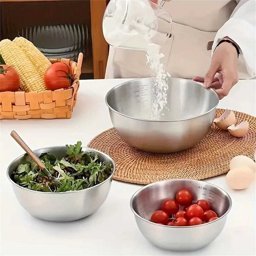 Stainless Steel Mixing Bowl – Durable, Versatile & Kitchen-Ready