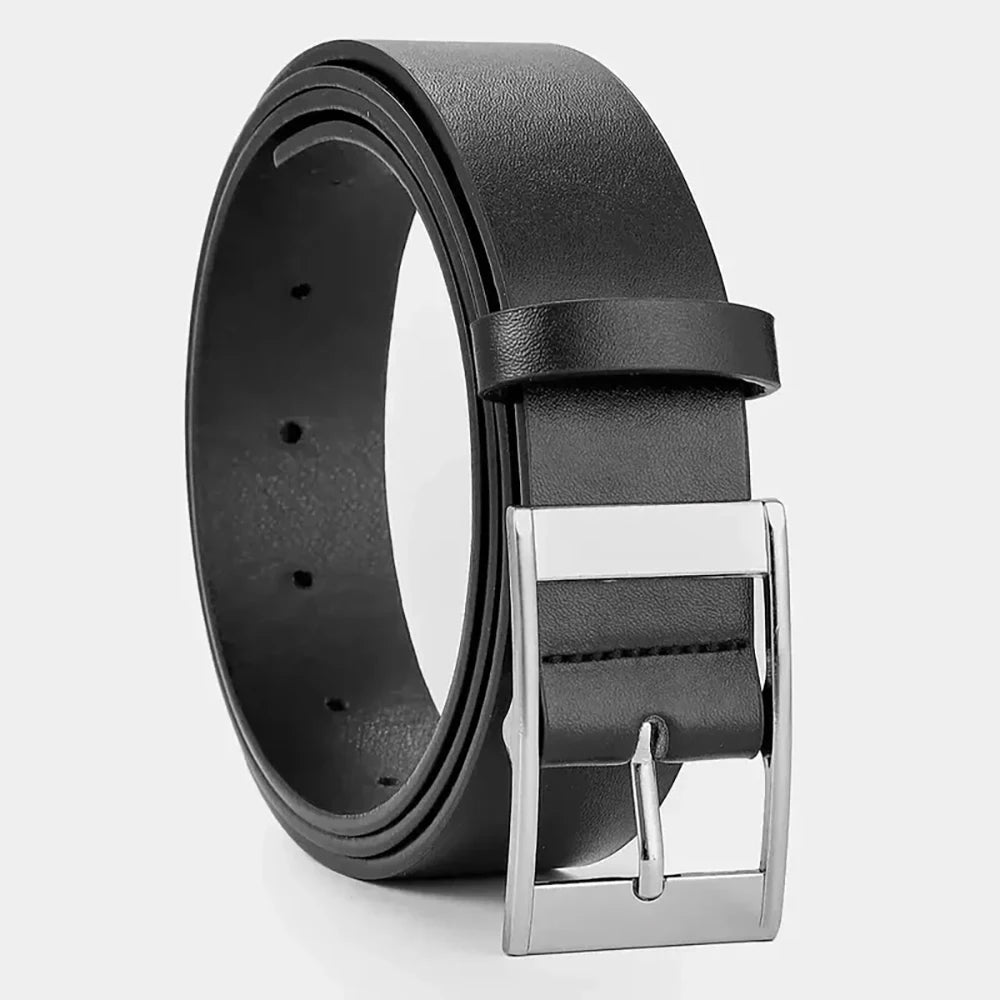 Luxury Men’s PU Leather Belt – Elegant and Versatile for Everyday Wear