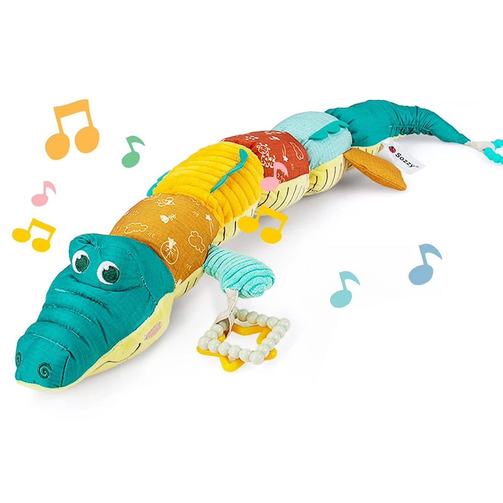Musical Sensory Caterpillar – Soft Plush Toy for Baby Development