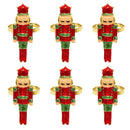 Conjunto de 6 argolas para guardanapos natalinos
