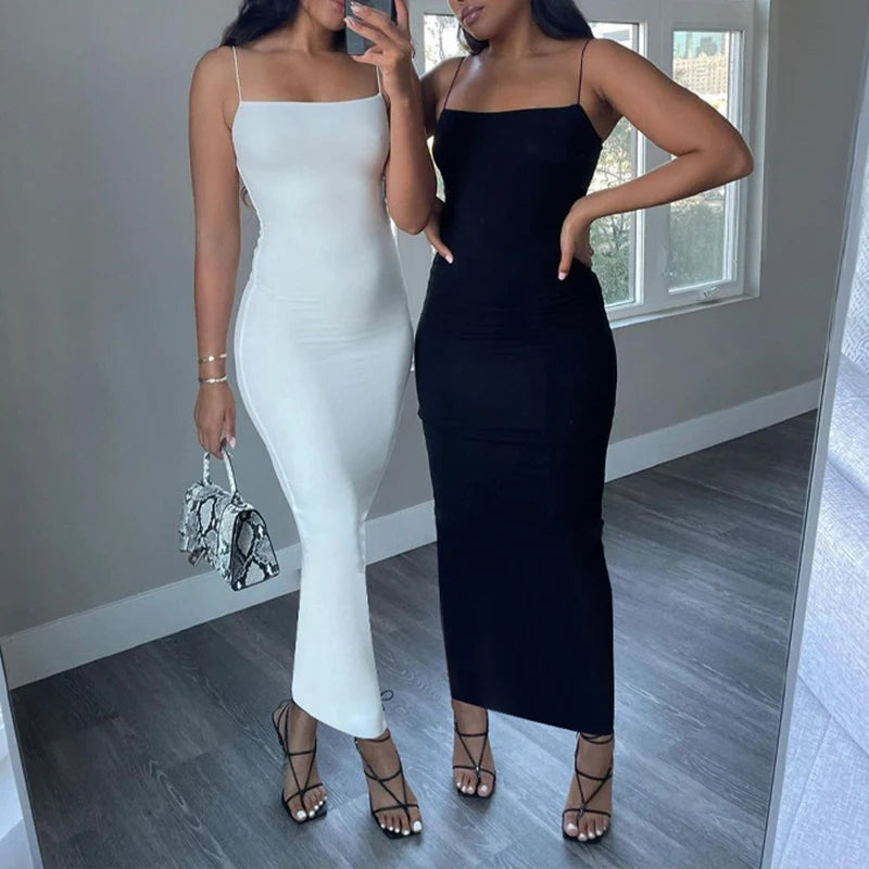Summer Black Sexy Sleeveless Dress