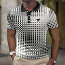 Polo de verão para homem – Design com contraste de cores