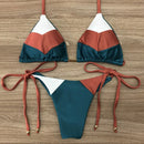 2023 Sexy Bikini Multicolor Swimsuit Women Swimwear Push Up Ribbed Bikini Set Brazilian Bathing Suit Beach Wear Bather Biquini