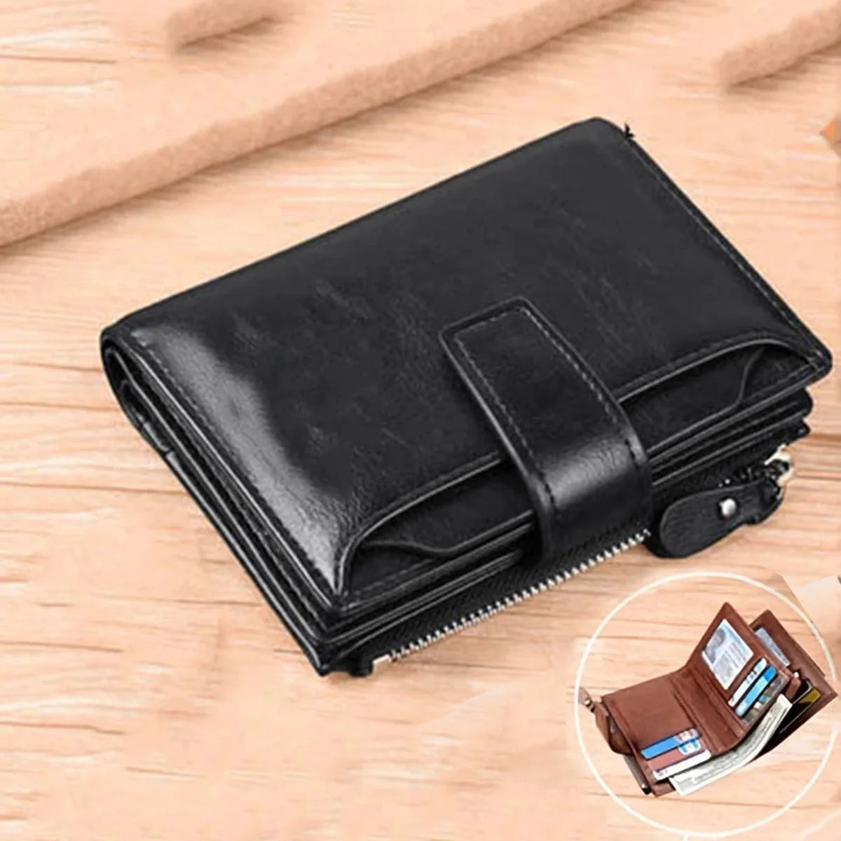 Modern Men's Wallet – Secure, Practical & Stylish