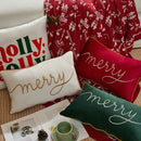 Capa de Almofada de Natal 30x50cm com Toque Elegante e Acolhedor