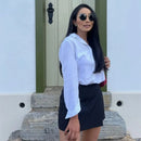 Minissaia-calções casual para todas as estações