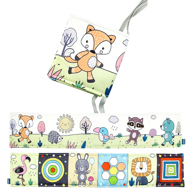 3D Touch & Feel Soft Baby Book – Musical High-Contrast Cloth Book for Infants (0–12 Months)