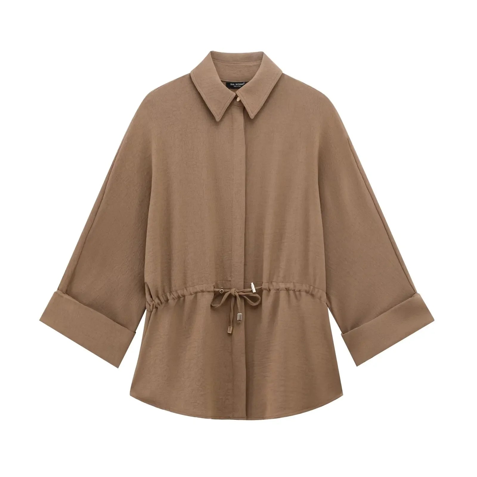 Pop Women Kimono Style Blouse Pant Sets Long Sleeve Lace Up Shirt Loose Casual Elastic Waist Trousers Spring Lady Outfit