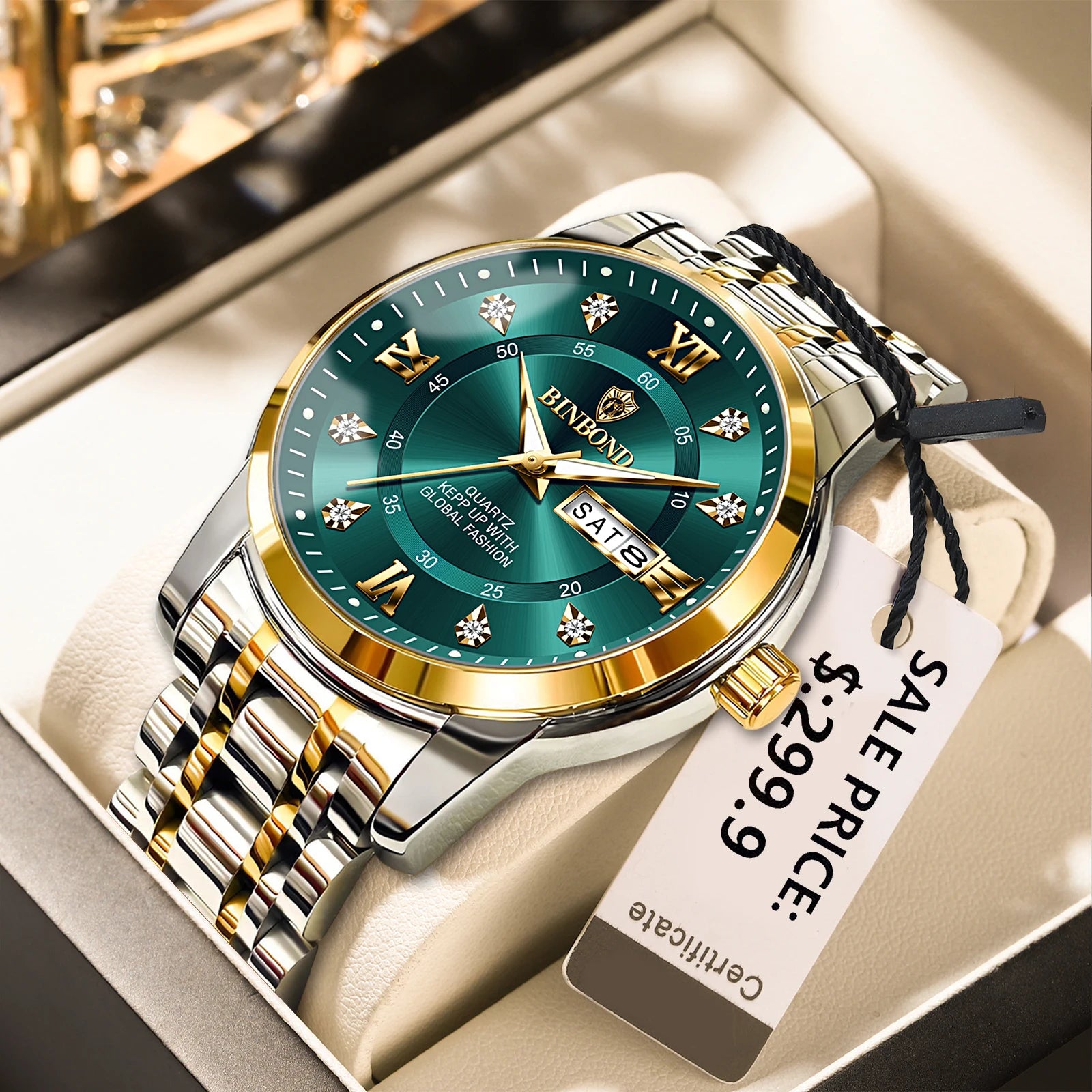 Men’s Luxury Style Watch – Stylish & Waterproof, Great Value