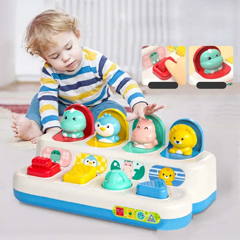 Interactive Pop-Up Educational Toy – Cause and Effect Learning for Toddlers and Preschoolers