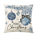 Capa de almofada de Natal de 45 cm para decoração festiva de casa.